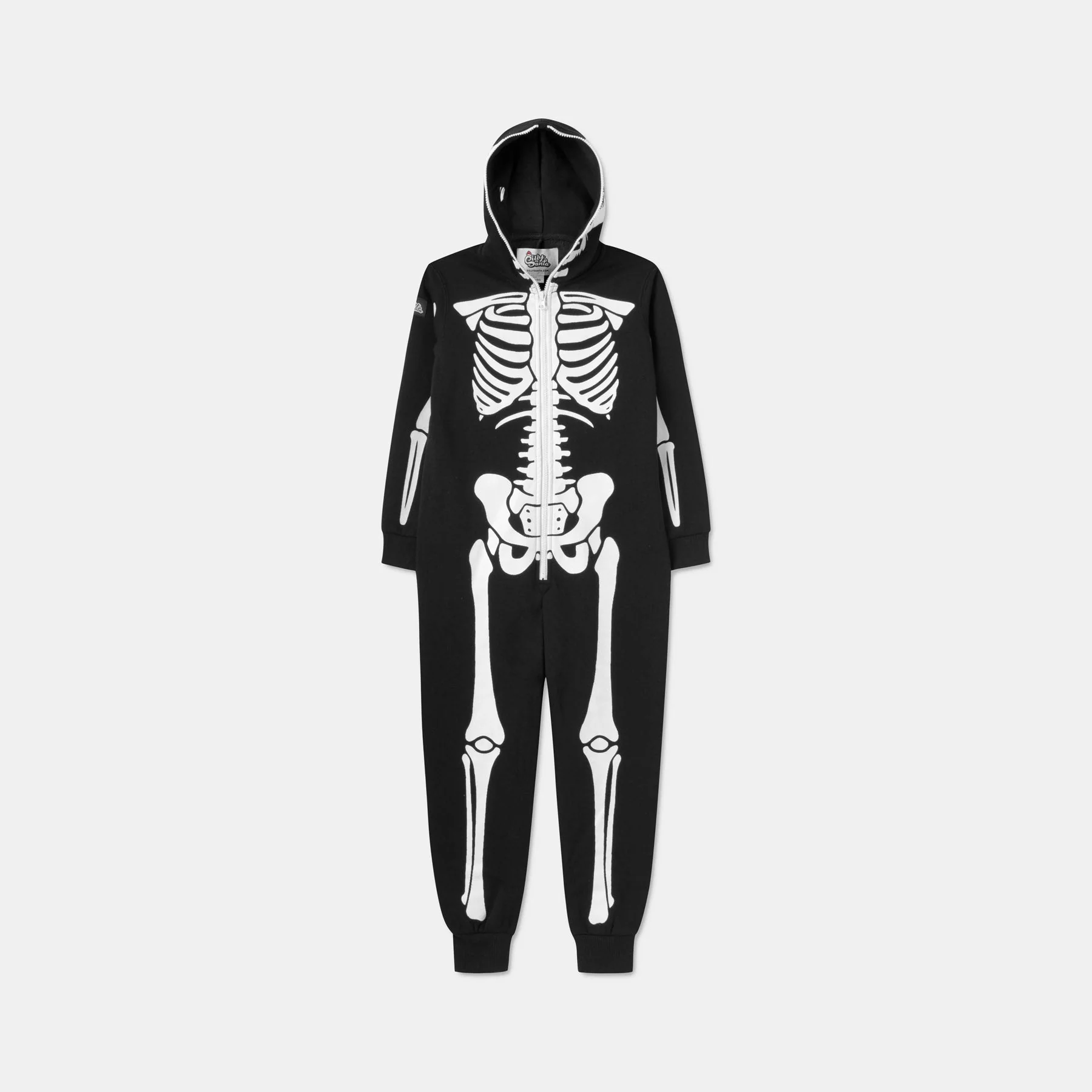 Kids' Skeleton Halloween Onesie - Image 4