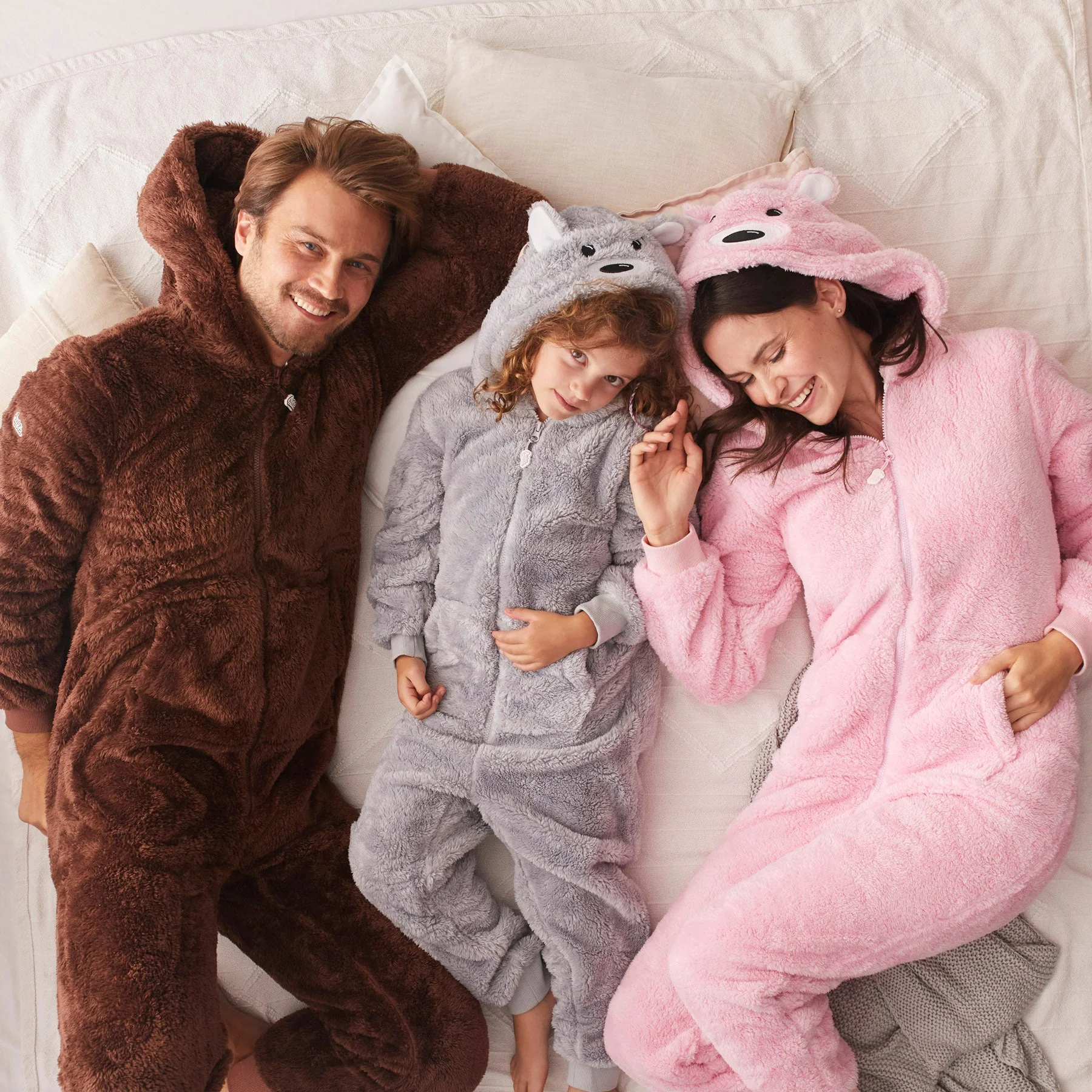 Men's Grey Teddy Bear Onesie - Image 7