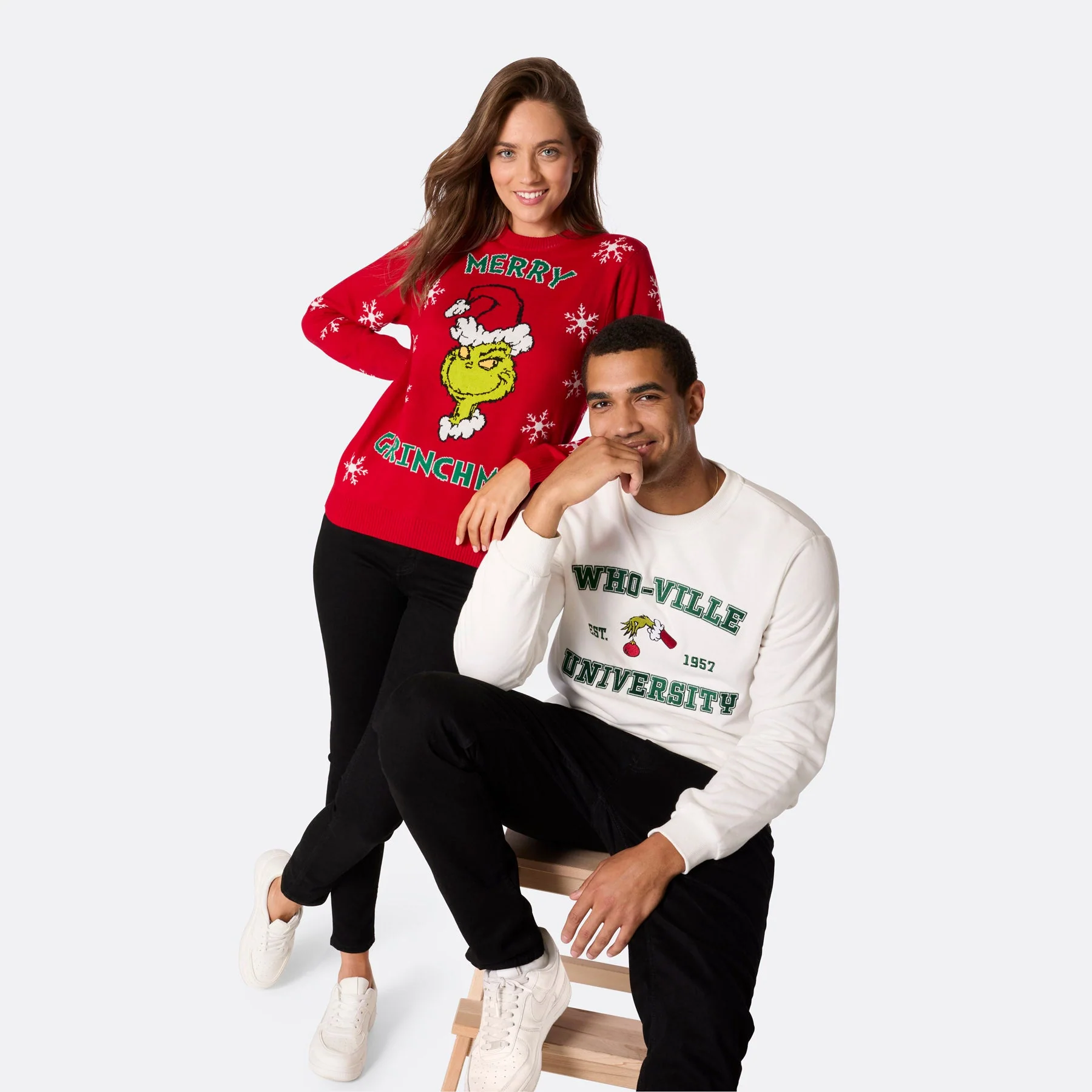 Men's Merry Grinchmas Christmas Sweater - Image 7