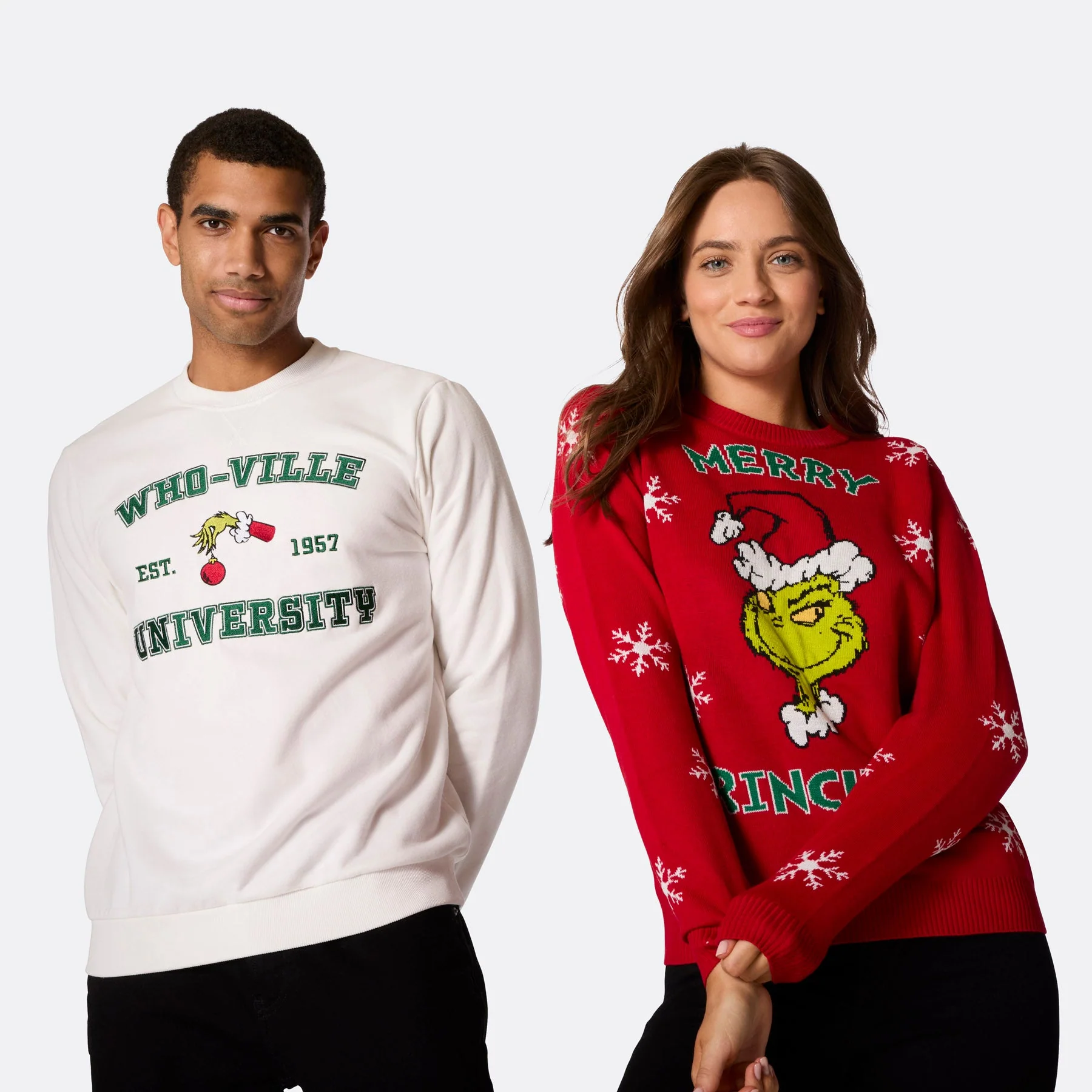 Men's Who-Ville University Christmas Sweatshirt - Image 4
