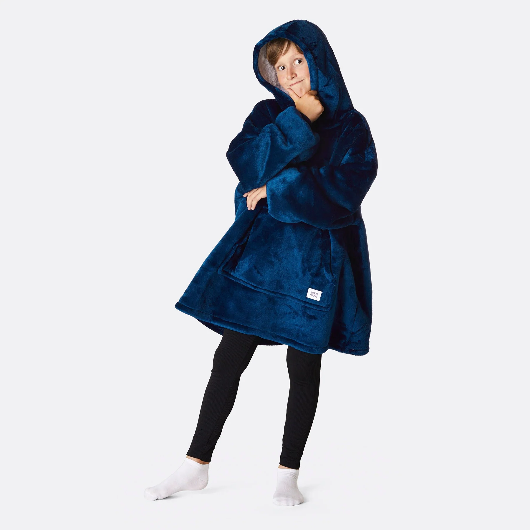Kids' Navy HappyHoodie - Image 2