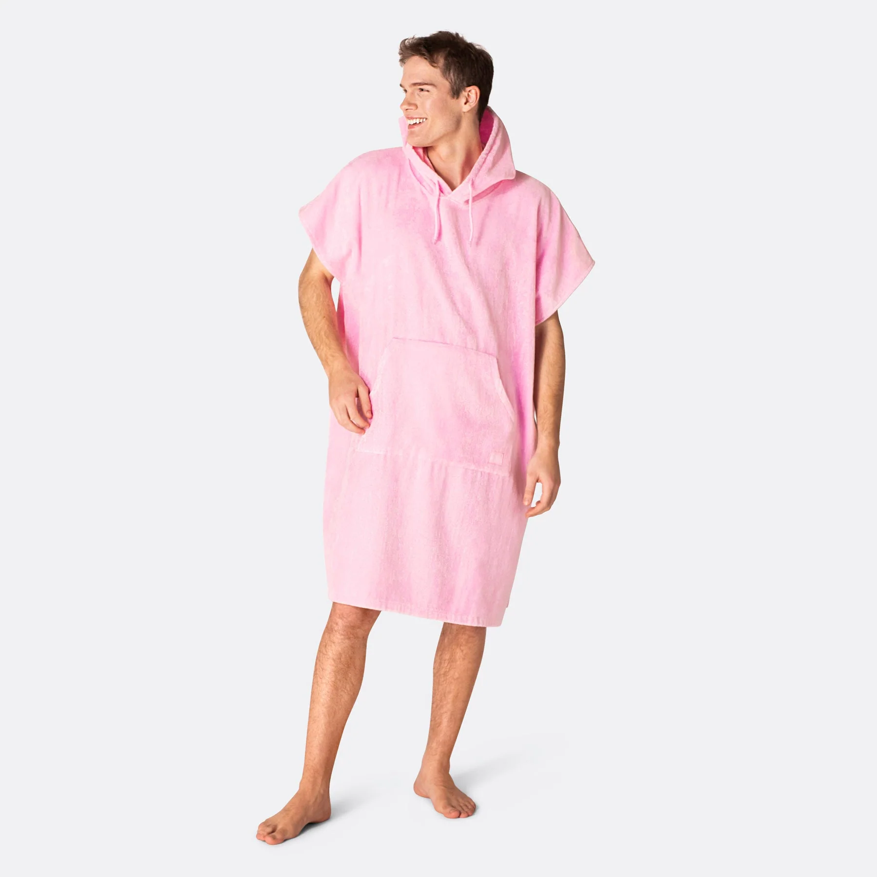 Bubblegum Pink Towel Poncho - Image 10