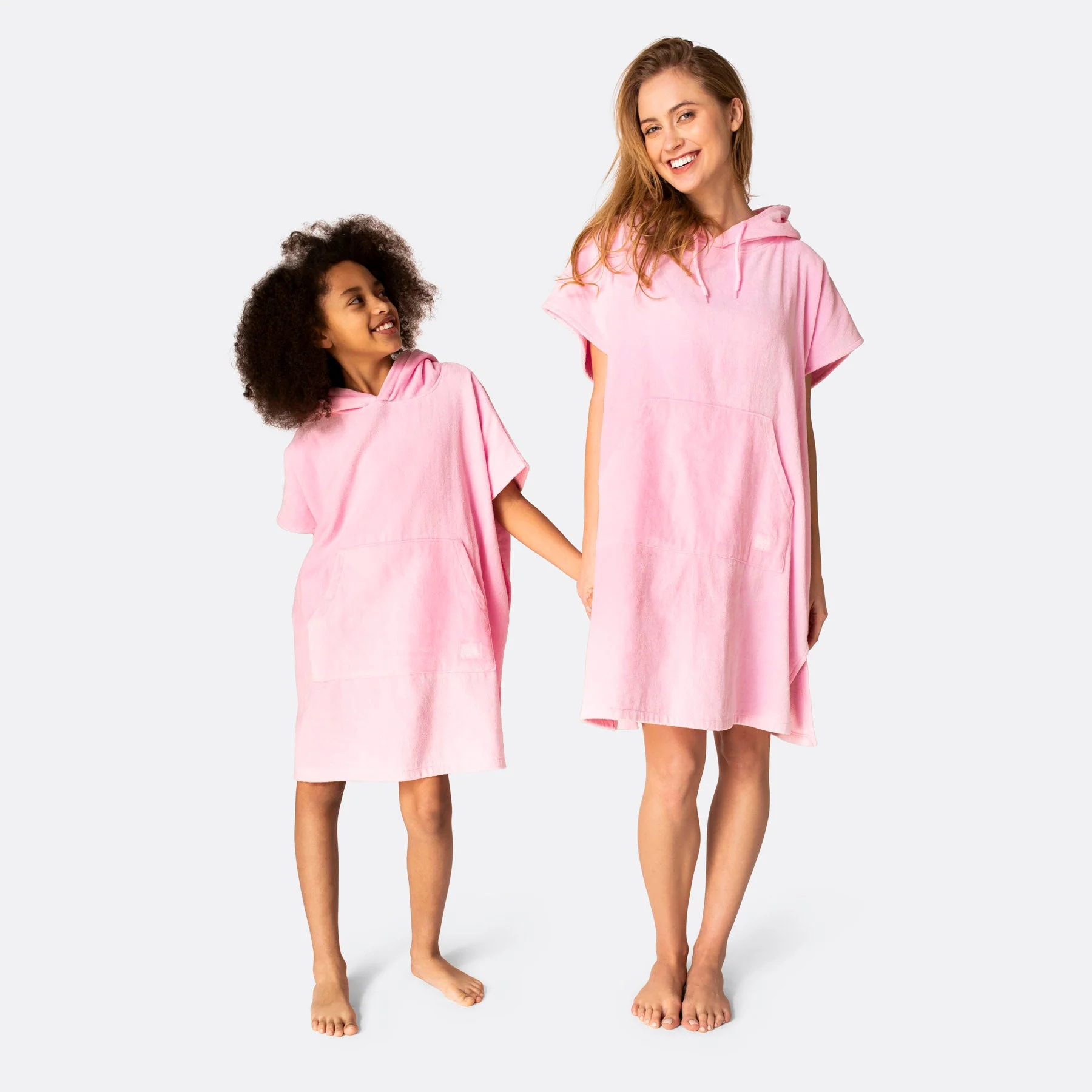 Bubblegum Pink Towel Poncho - Image 6