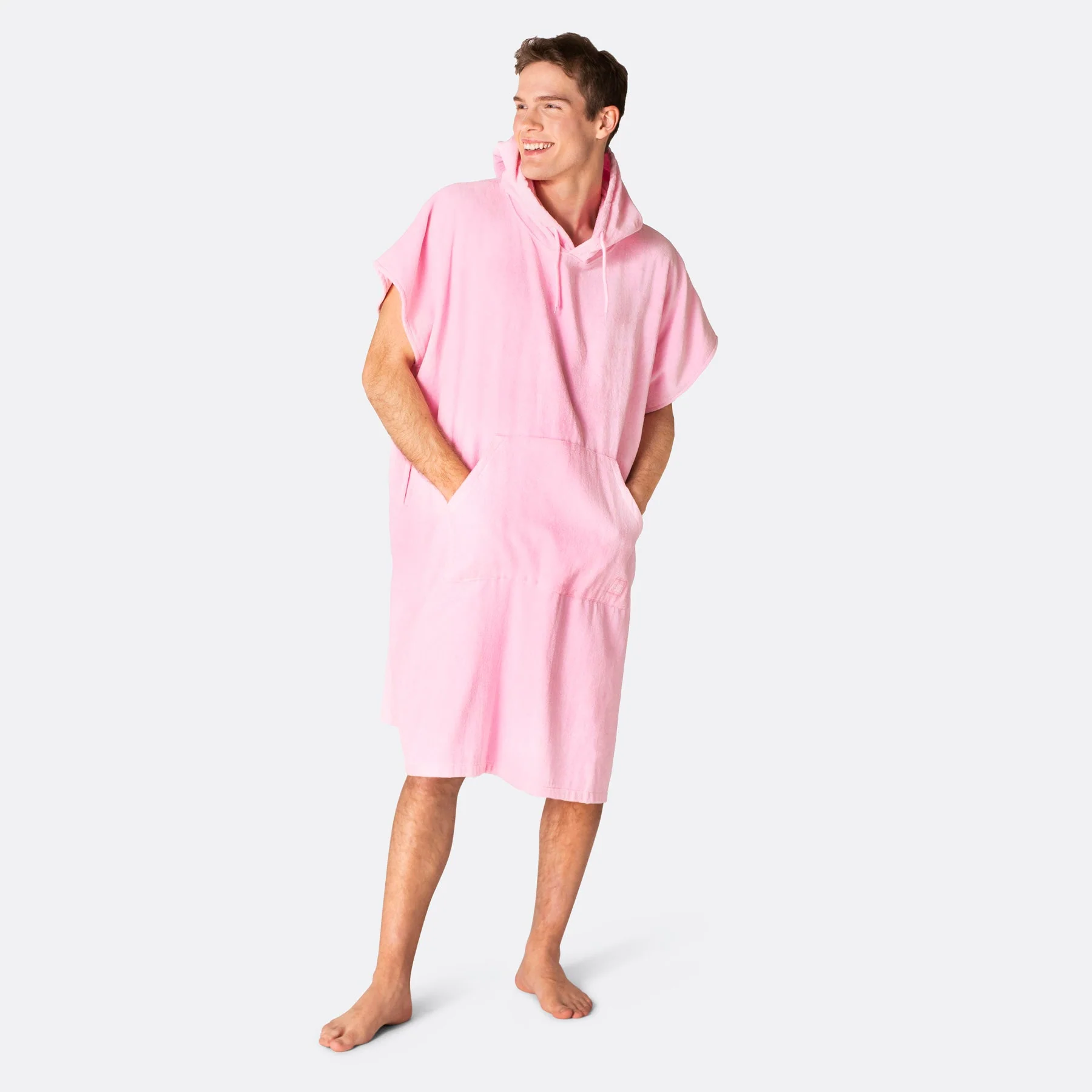 Bubblegum Pink Towel Poncho - Image 9